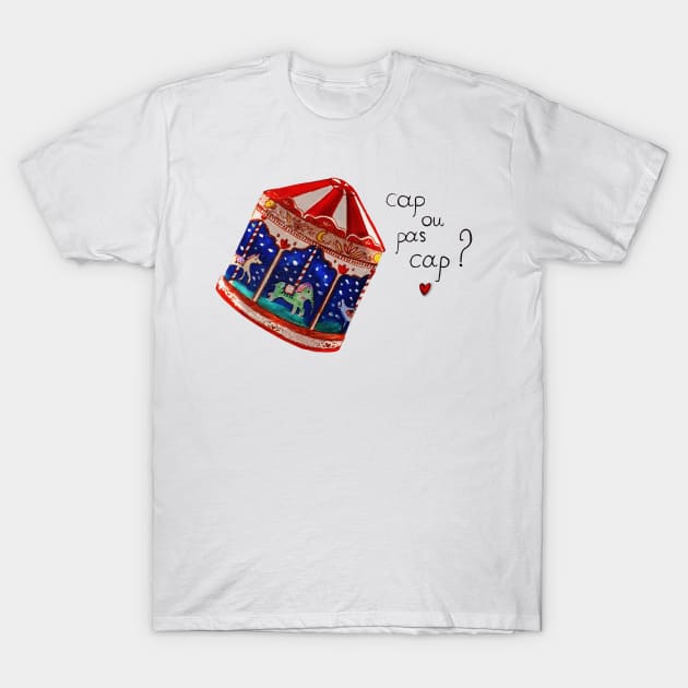 Love me if you dare - Watercolor Illustration T-Shirt by Le petit fennec